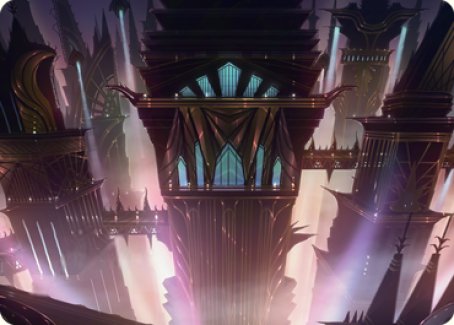 Skybridge Towers Art Card [Streets of New Capenna Art Series] | Jomio and Rueliete's Cards and Comics