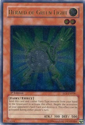 Herald of Green Light (UTR) [EOJ-EN018] Ultimate Rare | Jomio and Rueliete's Cards and Comics
