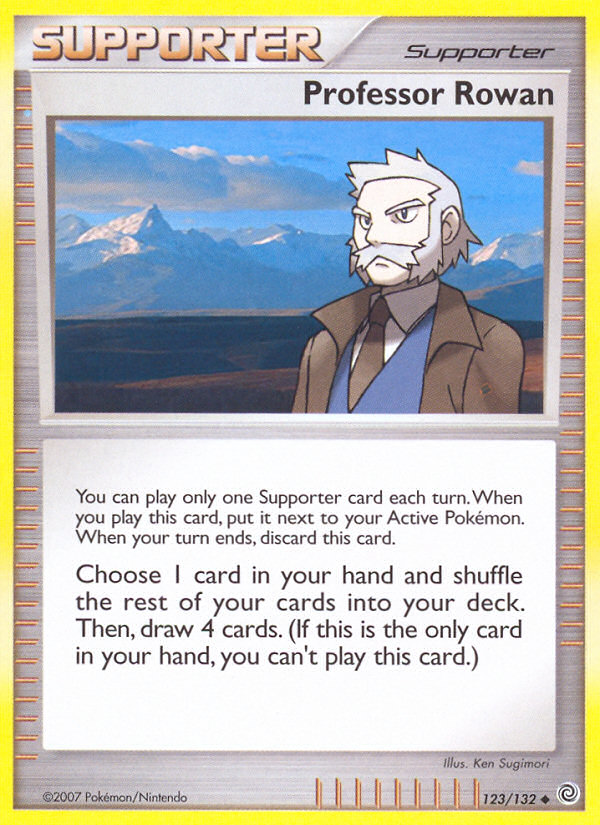 Professor Rowan (123/132) [Diamond & Pearl: Secret Wonders] | Jomio and Rueliete's Cards and Comics