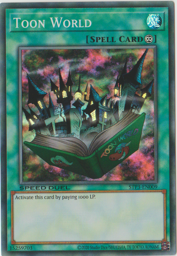 Toon World [STP3-EN009] Super Rare | Jomio and Rueliete's Cards and Comics