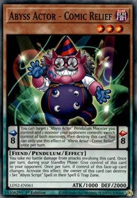 Abyss Actor - Comic Relief [LDS2-EN061] Common | Jomio and Rueliete's Cards and Comics