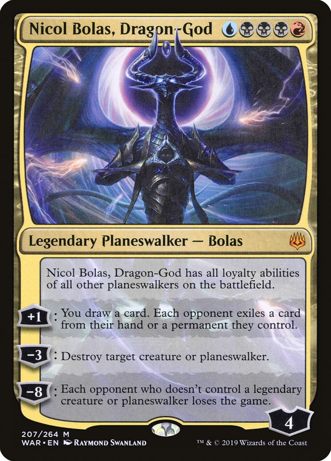 Nicol Bolas, Dragon-God [War of the Spark] | Jomio and Rueliete's Cards and Comics