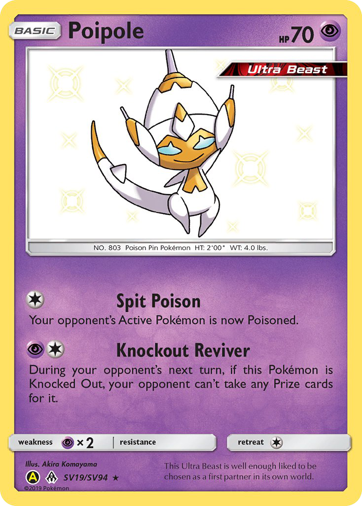 Poipole (SV19/SV94) [Sun & Moon: Hidden Fates - Shiny Vault] | Jomio and Rueliete's Cards and Comics