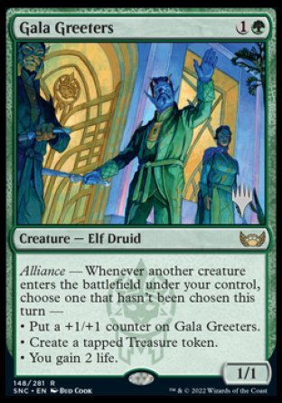 Gala Greeters (Promo Pack) [Streets of New Capenna Promos] | Jomio and Rueliete's Cards and Comics