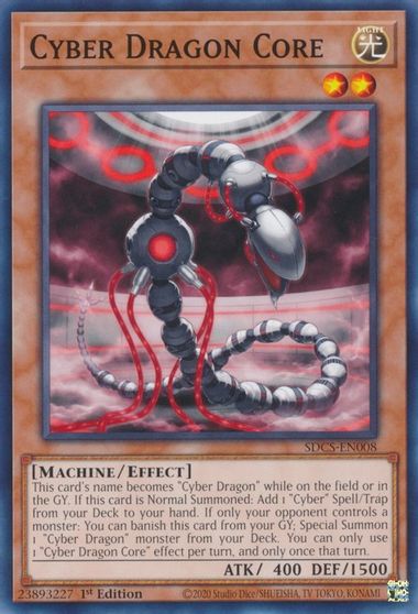 Cyber Dragon Core [SDCS-EN008] Common | Jomio and Rueliete's Cards and Comics