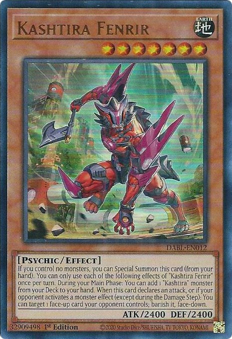 Kashtira Fenrir [DABL-EN012] Ultra Rare | Jomio and Rueliete's Cards and Comics