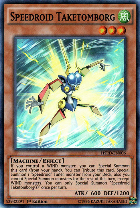 Speedroid Taketomborg [HSRD-EN006] Super Rare | Jomio and Rueliete's Cards and Comics