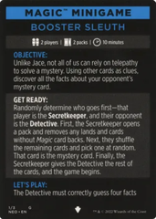 Booster Sleuth (Magic Minigame) [Kamigawa: Neon Dynasty Minigame] | Jomio and Rueliete's Cards and Comics