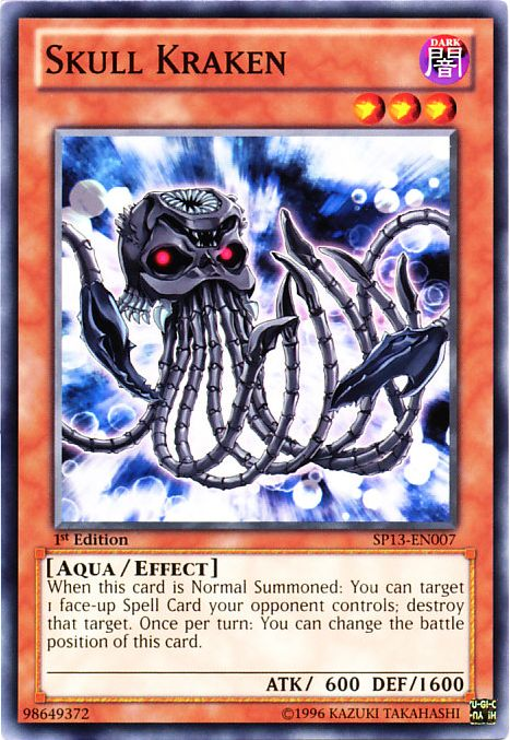 Skull Kraken [SP13-EN007] Common | Jomio and Rueliete's Cards and Comics