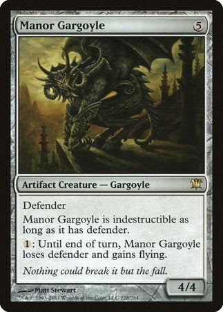 Manor Gargoyle [Innistrad] | Jomio and Rueliete's Cards and Comics