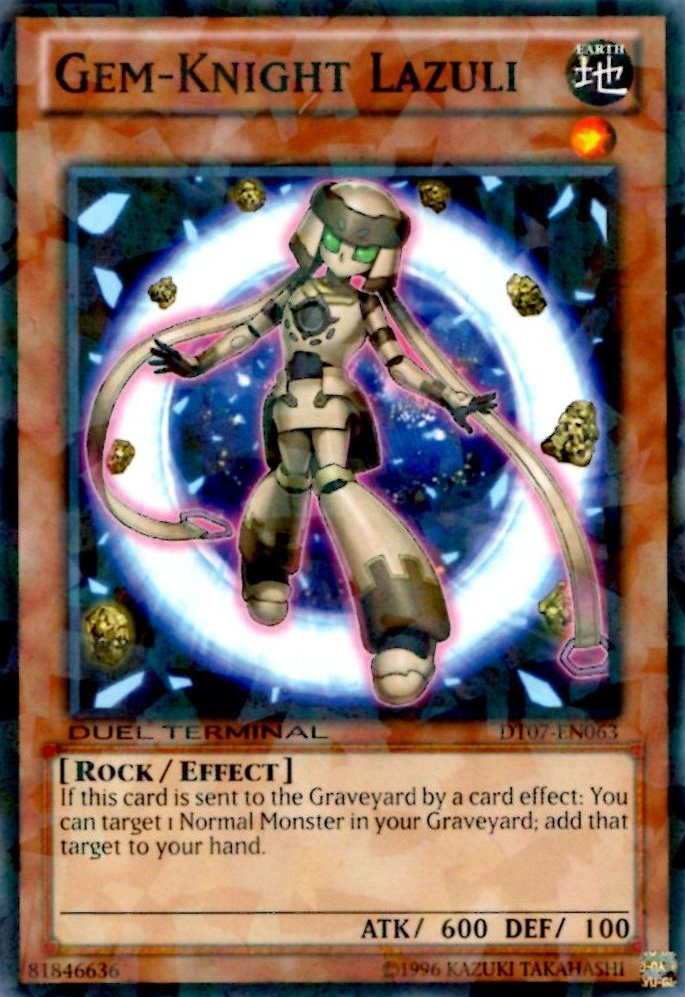 Gem-Knight Lazuli [DT07-EN063] Common | Jomio and Rueliete's Cards and Comics