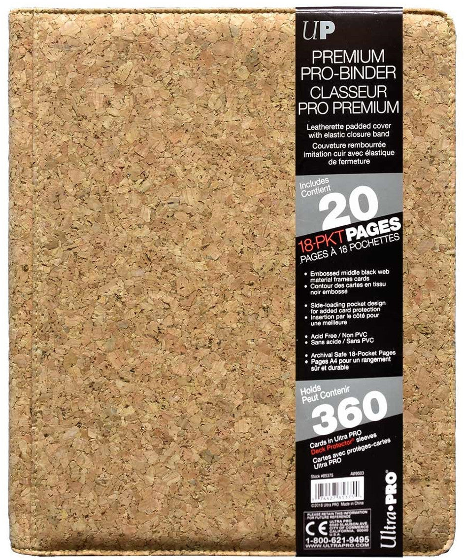 Ultra PRO: 9-Pocket Premium PRO-Binder (Cork) | Jomio and Rueliete's Cards and Comics