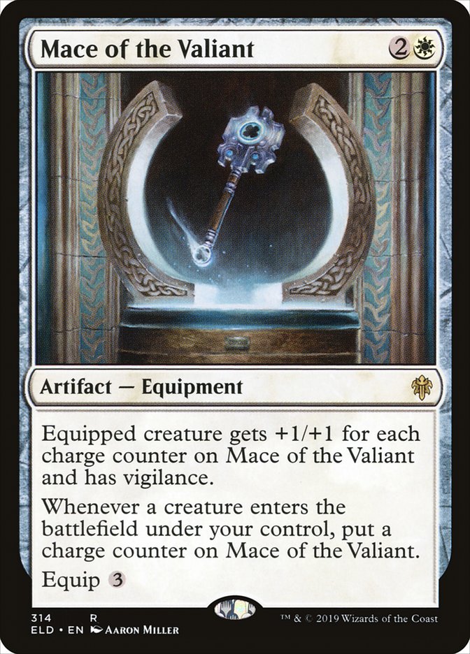 Mace of the Valiant [Throne of Eldraine] | Jomio and Rueliete's Cards and Comics