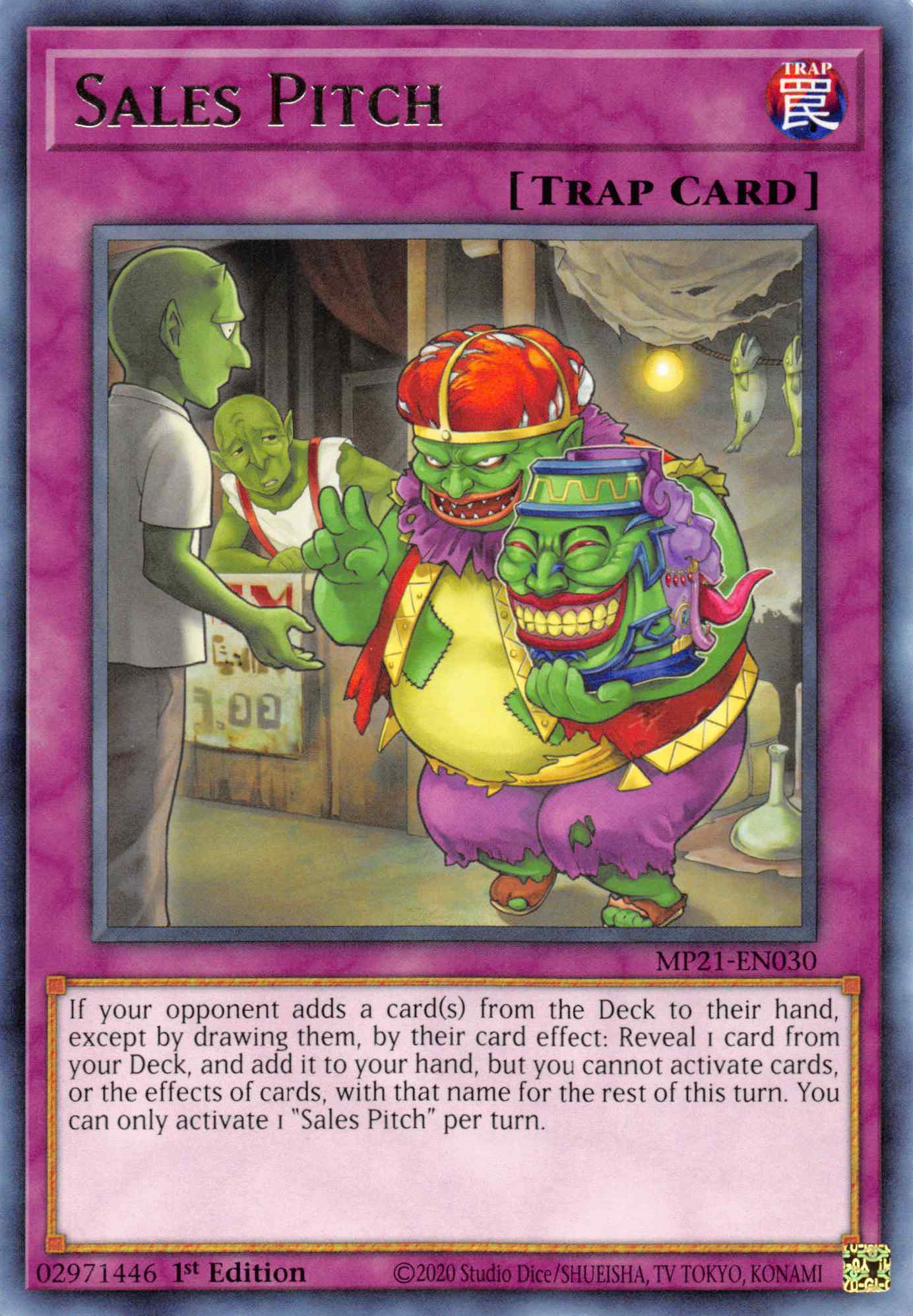 Sales Pitch [MP21-EN030] Rare | Jomio and Rueliete's Cards and Comics