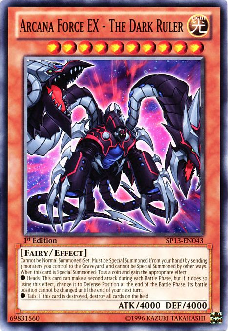 Arcana Force EX - The Dark Ruler [SP13-EN043] Common | Jomio and Rueliete's Cards and Comics