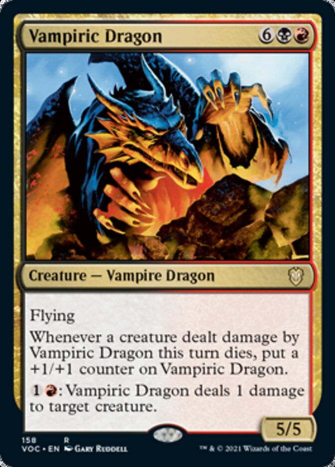 Vampiric Dragon [Innistrad: Crimson Vow Commander] | Jomio and Rueliete's Cards and Comics