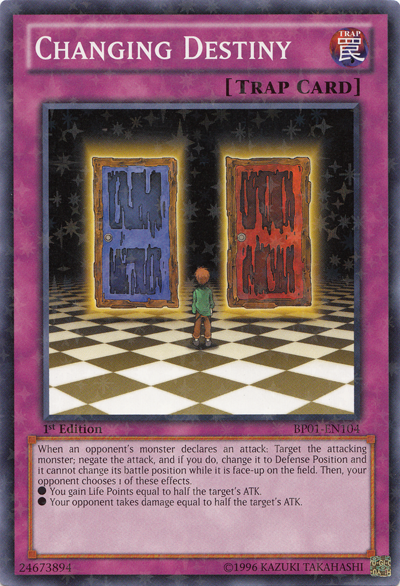 Changing Destiny [BP01-EN104] Starfoil Rare | Jomio and Rueliete's Cards and Comics