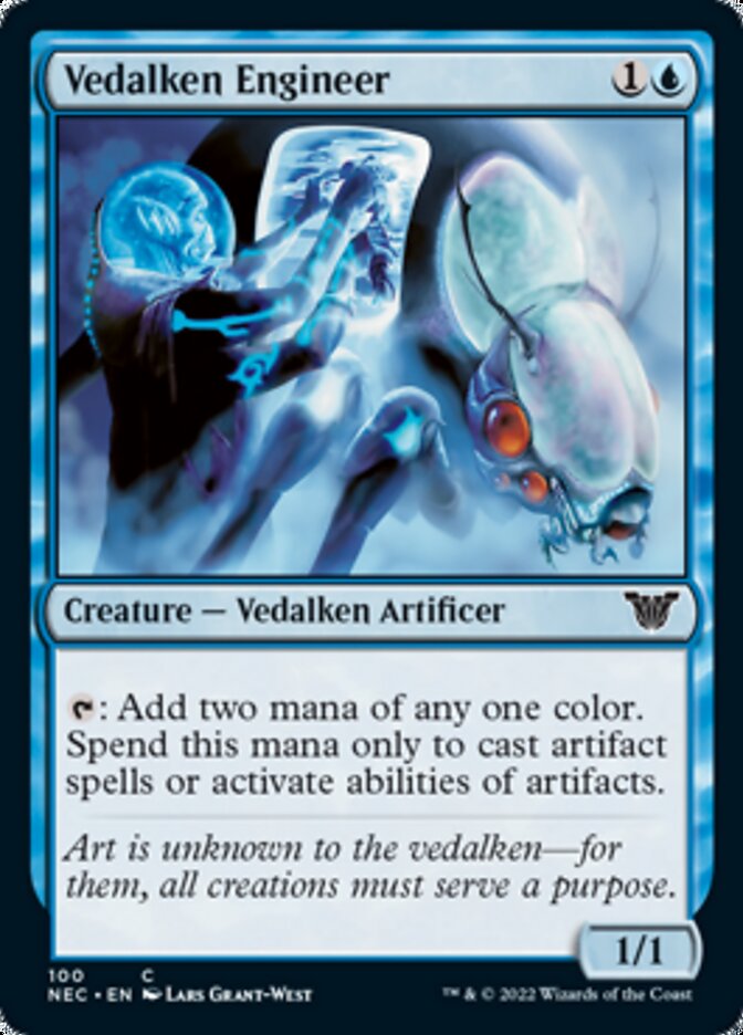 Vedalken Engineer [Kamigawa: Neon Dynasty Commander] | Jomio and Rueliete's Cards and Comics