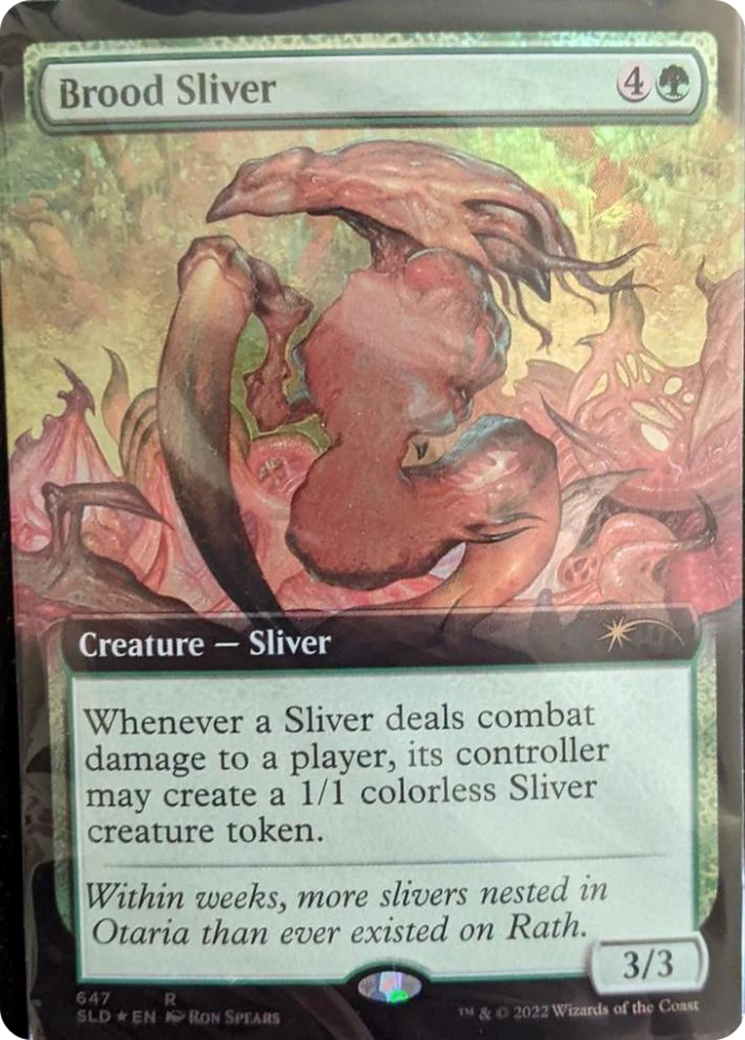 Brood Sliver (Extended Art) [Secret Lair Drop Promos] | Jomio and Rueliete's Cards and Comics