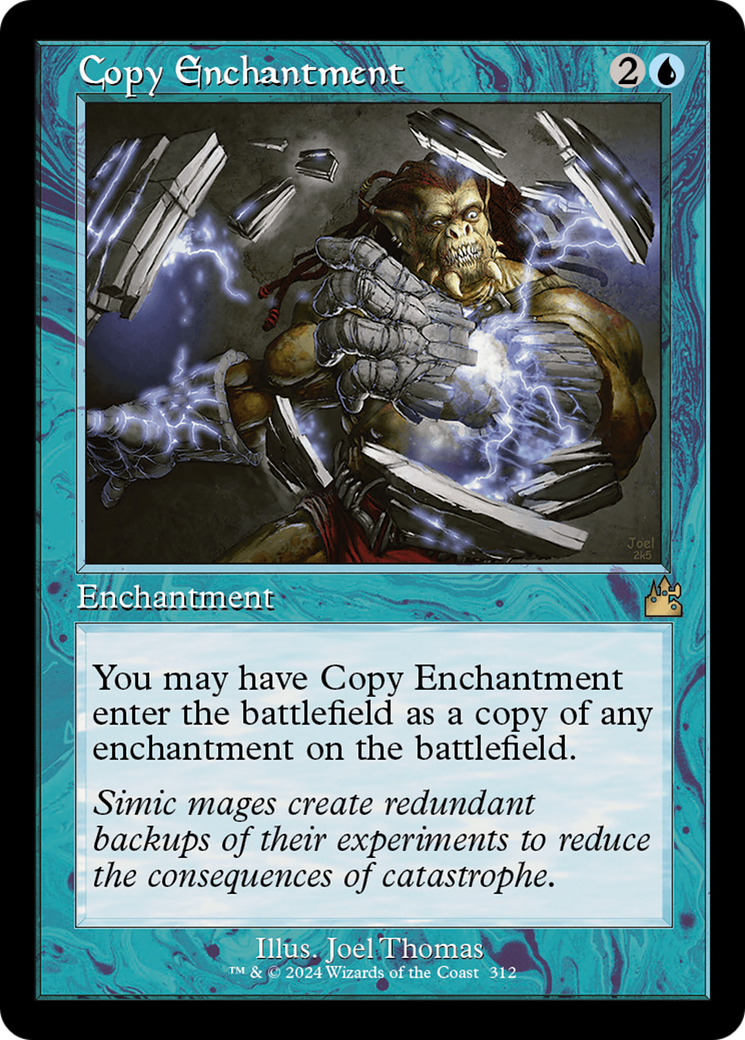 Copy Enchantment (Retro Frame) [Ravnica Remastered] | Jomio and Rueliete's Cards and Comics