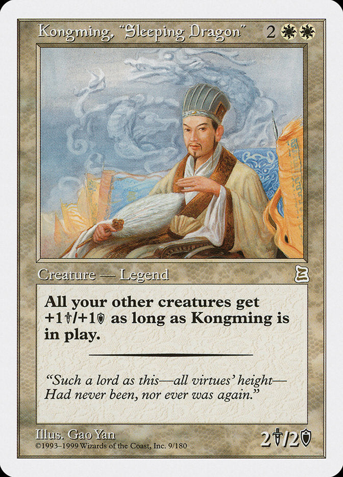 Kongming, "Sleeping Dragon" [Portal Three Kingdoms] | Jomio and Rueliete's Cards and Comics