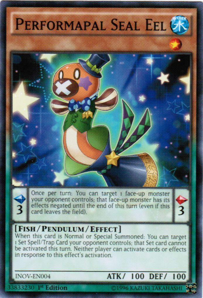 Performapal Seal Eel [INOV-EN004] Common | Jomio and Rueliete's Cards and Comics
