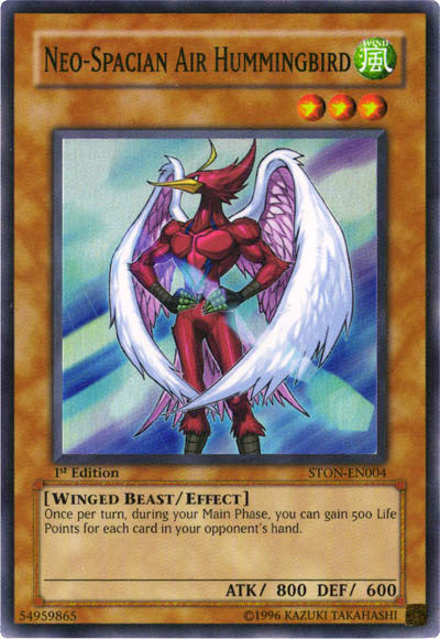 Neo-Spacian Air Hummingbird [STON-EN004] Super Rare | Jomio and Rueliete's Cards and Comics