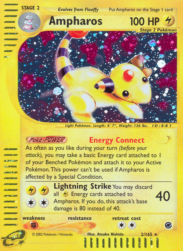 Ampharos (2/165) [Expedition: Base Set] | Jomio and Rueliete's Cards and Comics