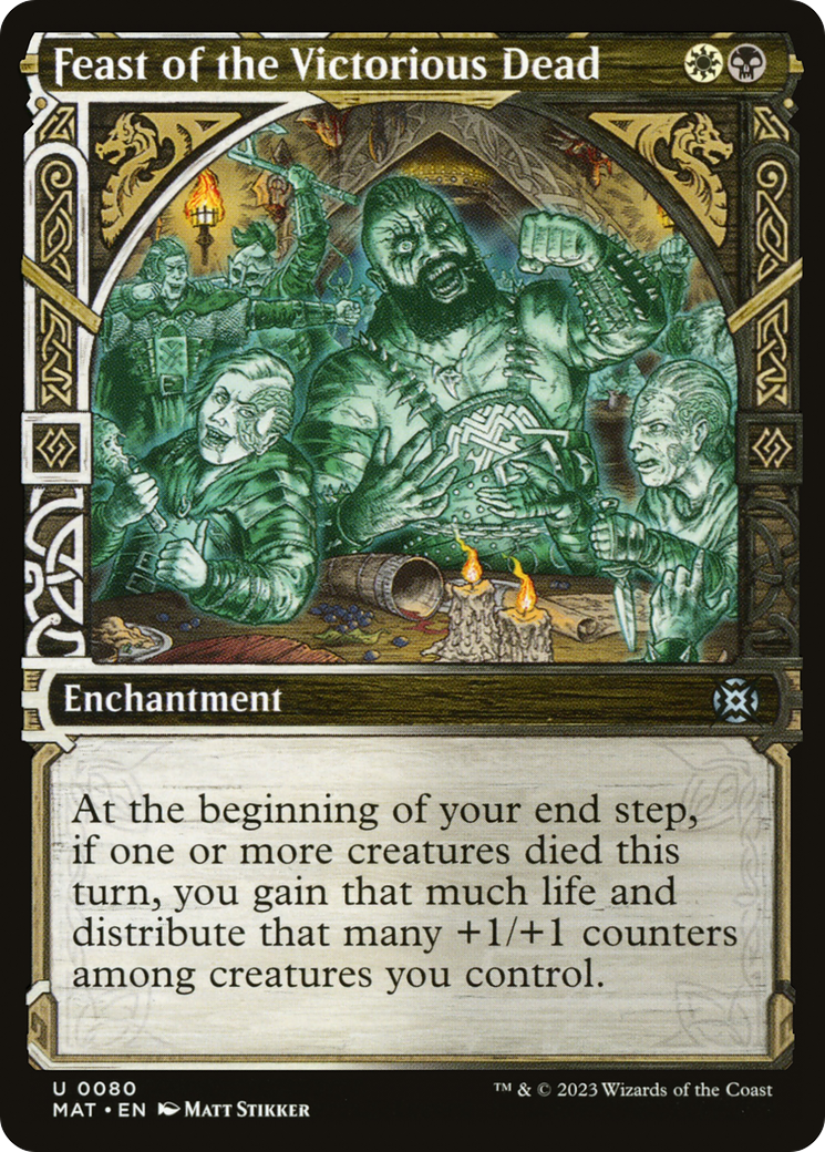 Feast of the Victorious Dead (Showcase) [March of the Machine: The Aftermath] | Jomio and Rueliete's Cards and Comics