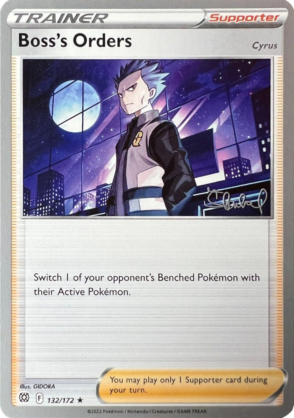 Boss's Orders (132/172) (Cyrus) (ADP - Ondrej Skubal) [World Championships 2022] | Jomio and Rueliete's Cards and Comics