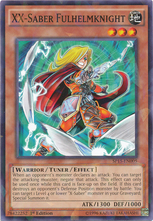 XX-Saber Fulhelmknight [SP15-EN005] Shatterfoil Rare | Jomio and Rueliete's Cards and Comics