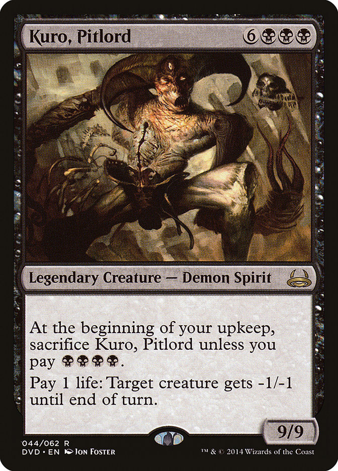 Kuro, Pitlord (Divine vs. Demonic) [Duel Decks Anthology] | Jomio and Rueliete's Cards and Comics