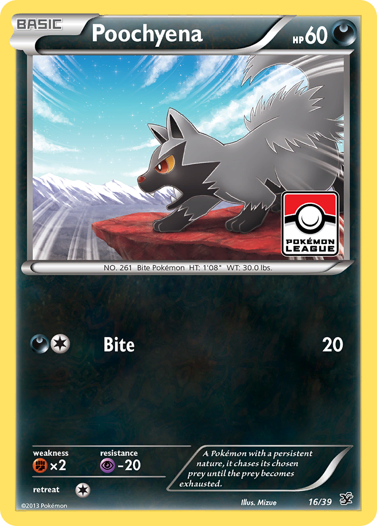 Poochyena (16/39) [XY: Kalos Starter Set] | Jomio and Rueliete's Cards and Comics