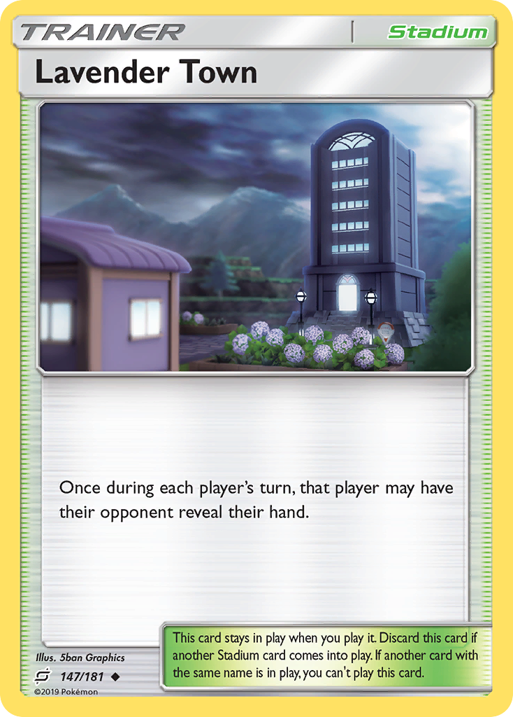 Lavender Town (147/181) [Sun & Moon: Team Up] | Jomio and Rueliete's Cards and Comics
