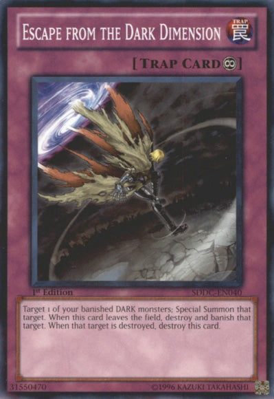 Escape from the Dark Dimension [SDDC-EN040] Common | Jomio and Rueliete's Cards and Comics