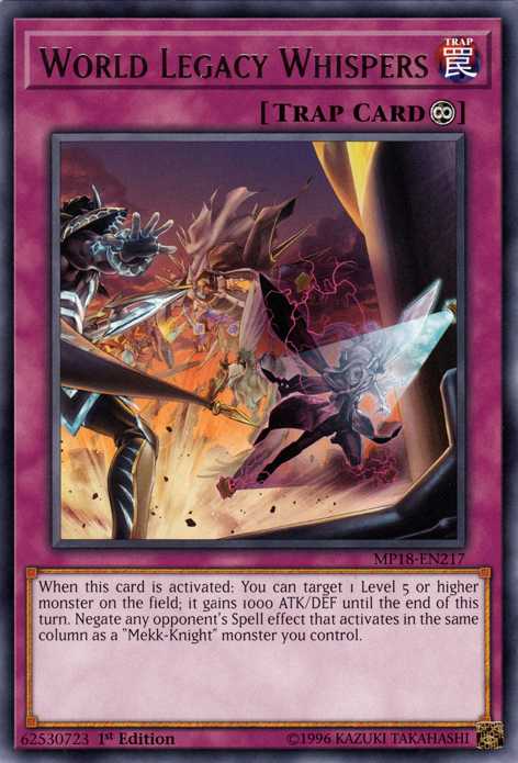 World Legacy Whispers [MP18-EN217] Rare | Jomio and Rueliete's Cards and Comics