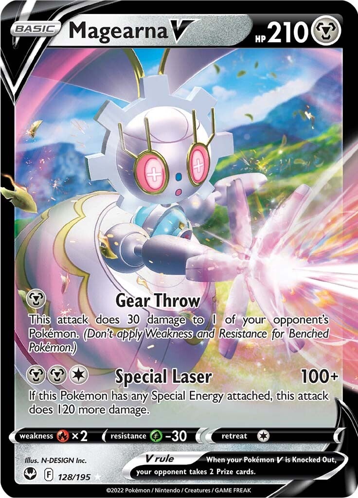 Magearna V (128/195) [Sword & Shield: Silver Tempest] | Jomio and Rueliete's Cards and Comics