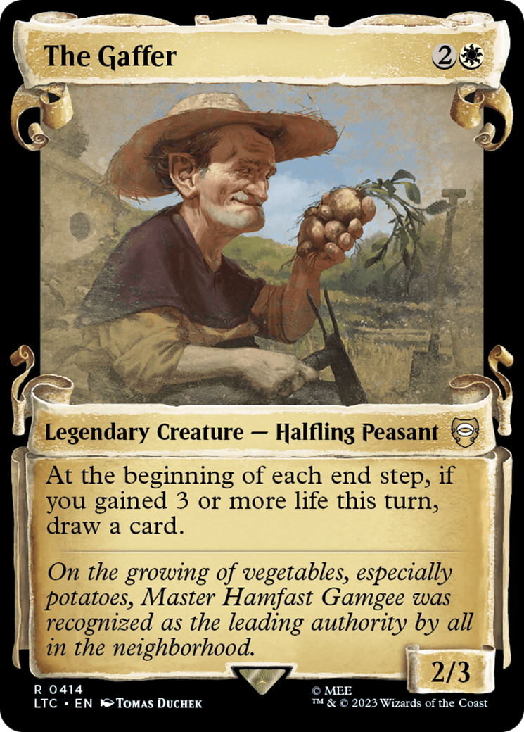 The Gaffer [The Lord of the Rings: Tales of Middle-Earth Commander Showcase Scrolls] | Jomio and Rueliete's Cards and Comics