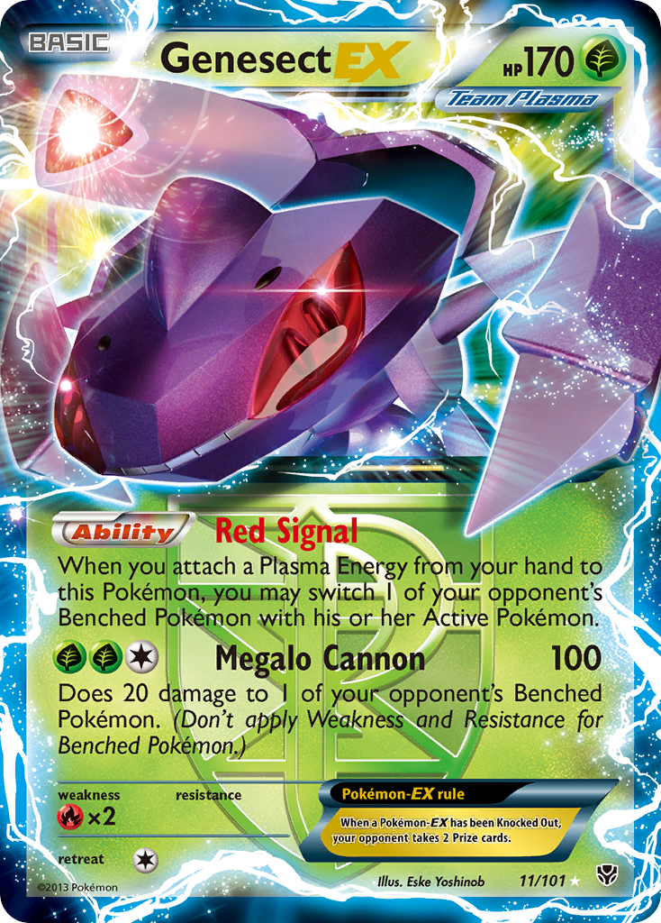 Genesect EX (11/101) [Black & White: Plasma Blast] | Jomio and Rueliete's Cards and Comics