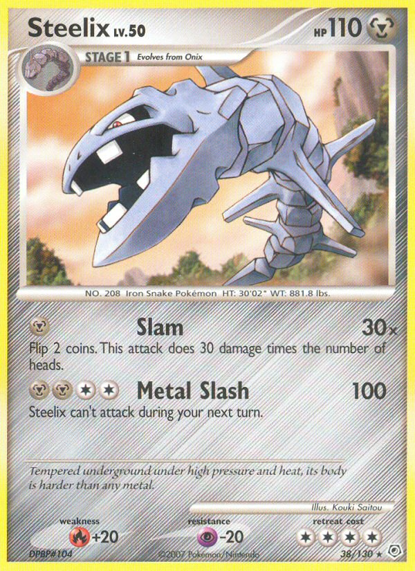 Steelix (38/130) [Diamond & Pearl: Base Set] | Jomio and Rueliete's Cards and Comics