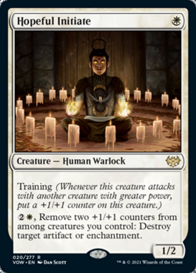 Hopeful Initiate [Innistrad: Crimson Vow] | Jomio and Rueliete's Cards and Comics