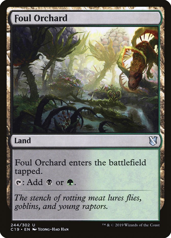 Foul Orchard [Commander 2019] | Jomio and Rueliete's Cards and Comics