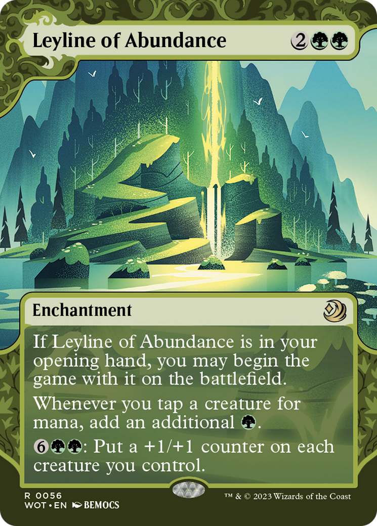 Leyline of Abundance [Wilds of Eldraine: Enchanting Tales] | Jomio and Rueliete's Cards and Comics