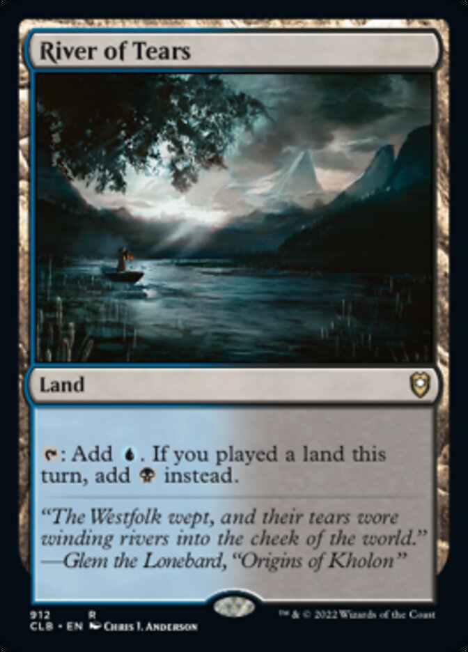 River of Tears [Commander Legends: Battle for Baldur's Gate] | Jomio and Rueliete's Cards and Comics