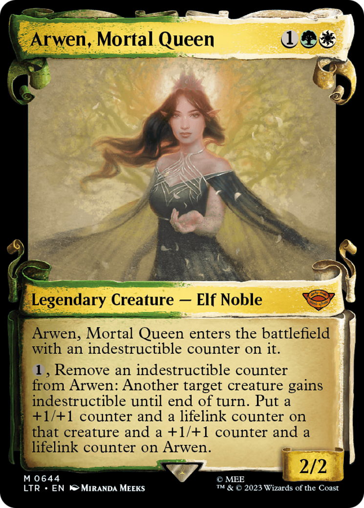 Arwen, Mortal Queen [The Lord of the Rings: Tales of Middle-Earth Showcase Scrolls] | Jomio and Rueliete's Cards and Comics