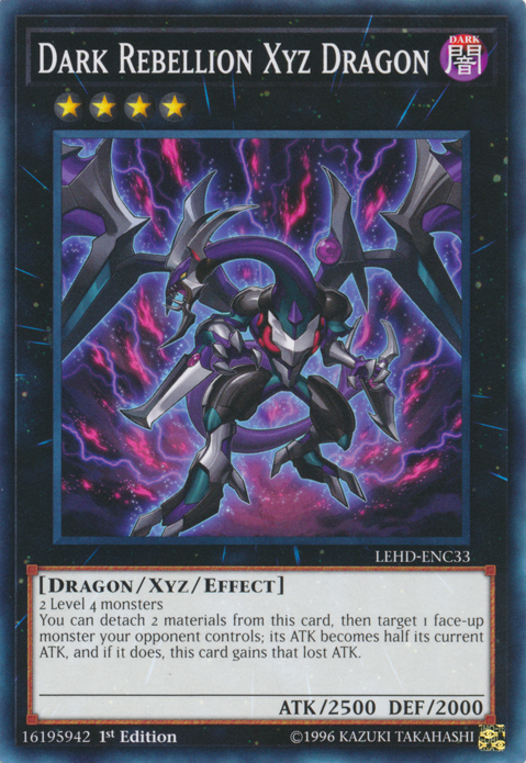 Dark Rebellion Xyz Dragon [LEHD-ENC33] Common | Jomio and Rueliete's Cards and Comics