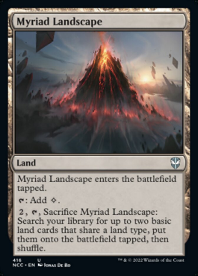 Myriad Landscape [Streets of New Capenna Commander] | Jomio and Rueliete's Cards and Comics