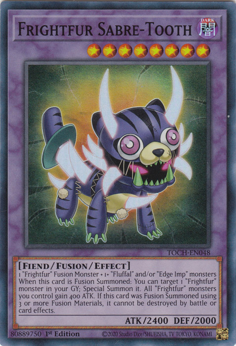 Frightfur Sabre-Tooth [TOCH-EN048] Super Rare | Jomio and Rueliete's Cards and Comics