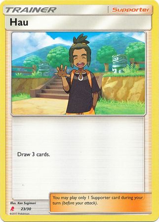 Hau (23/30) [Sun & Moon: Trainer Kit - Lycanroc] | Jomio and Rueliete's Cards and Comics