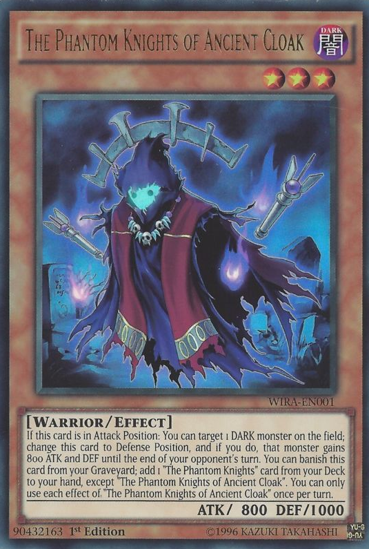 The Phantom Knights of Ancient Cloak [WIRA-EN001] Ultra Rare | Jomio and Rueliete's Cards and Comics